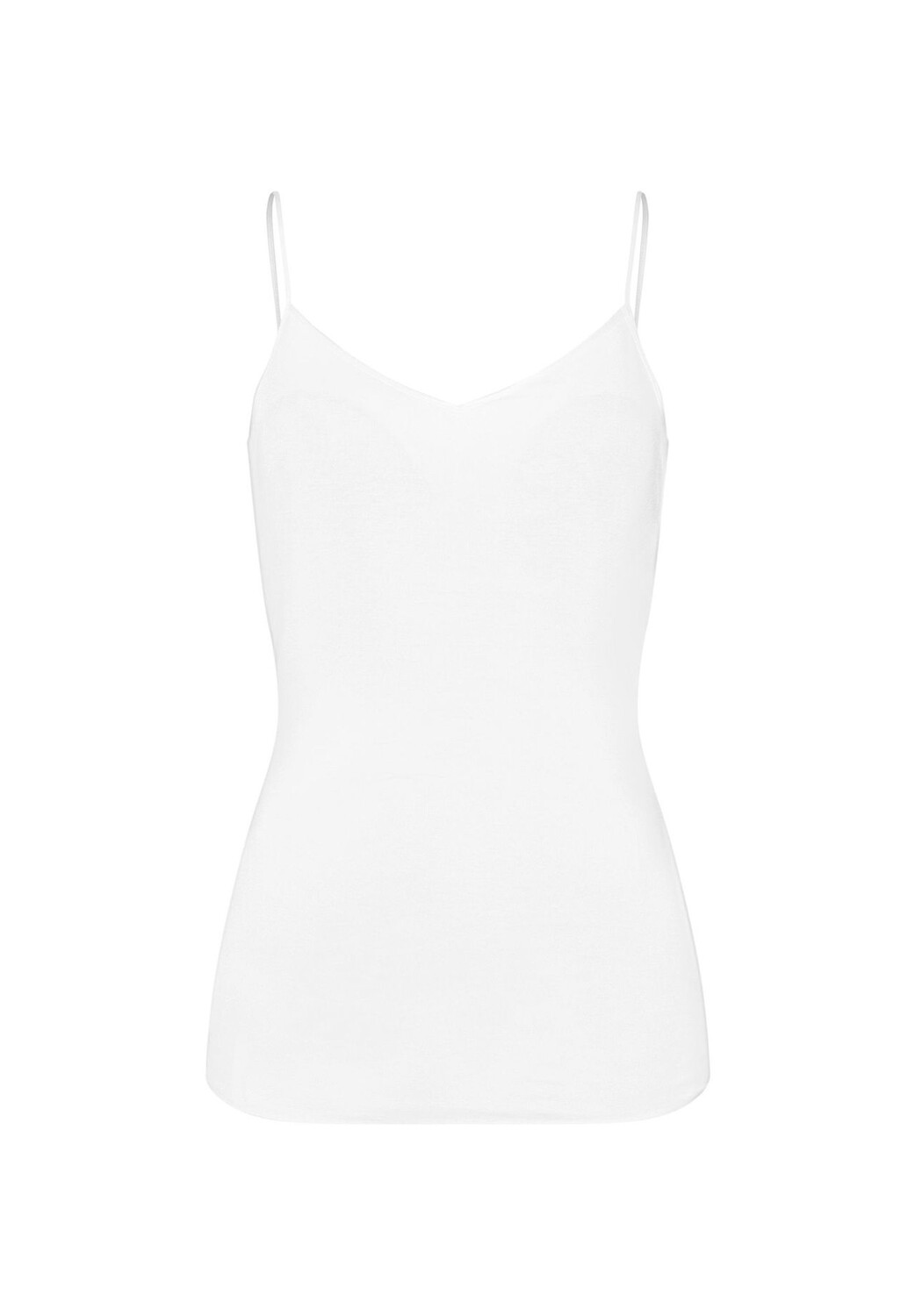 

Топ-спагетти, хлопок, бесшовный HANRO, цвет White Damen
