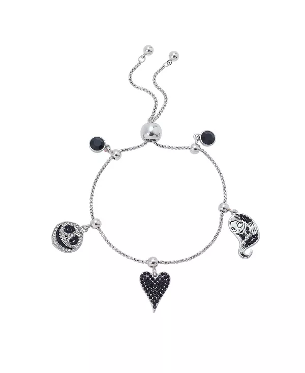 

Браслет-Боло с подвесками «Кошмар перед Рождеством» Disney, silver