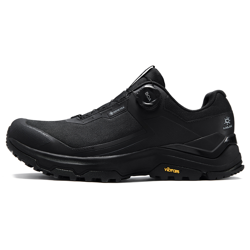 

Kizakishan GTX BOA Противоскользящие, Износостойкие, Водонепроницаемые Низкие Туристические Ботинки Мужские KAILAS, 25 Edition Чернильно-черный
