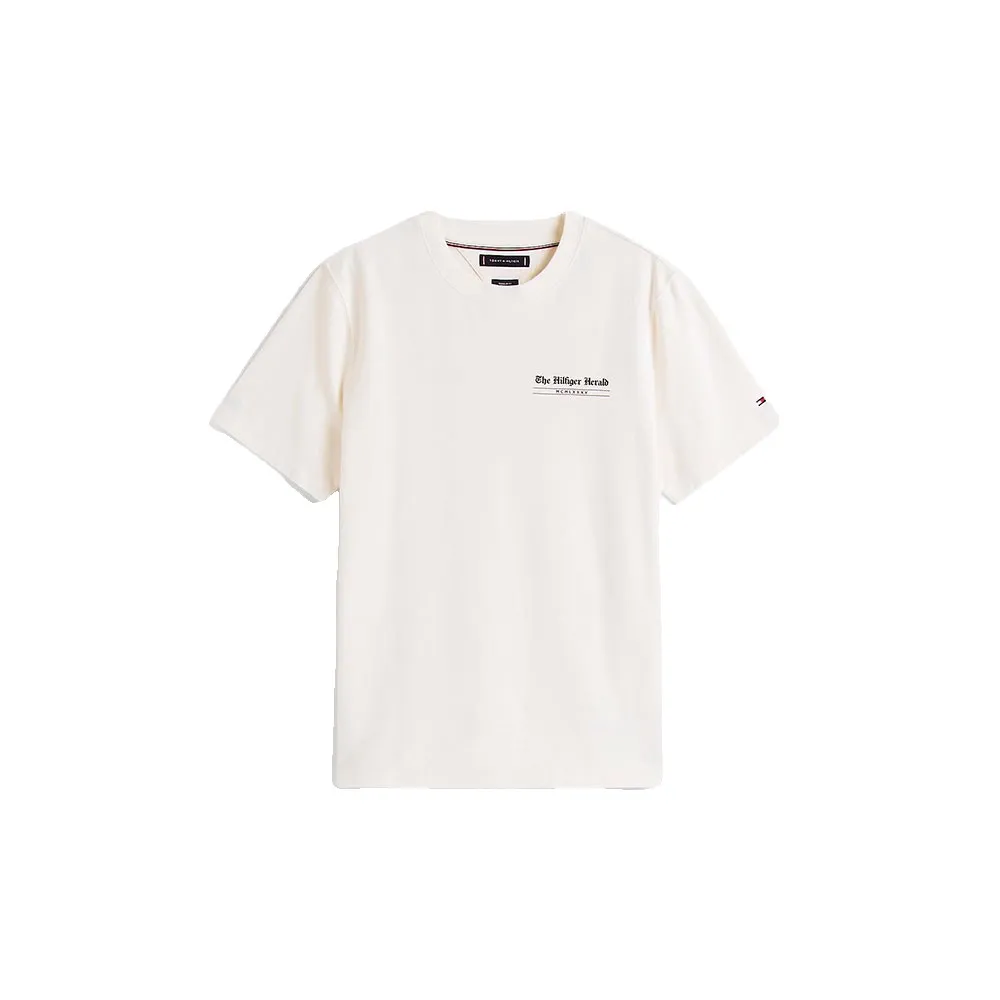 Футболка с коротким рукавом Tommy Hilfiger Herald Back Graphic, белый — фото 3