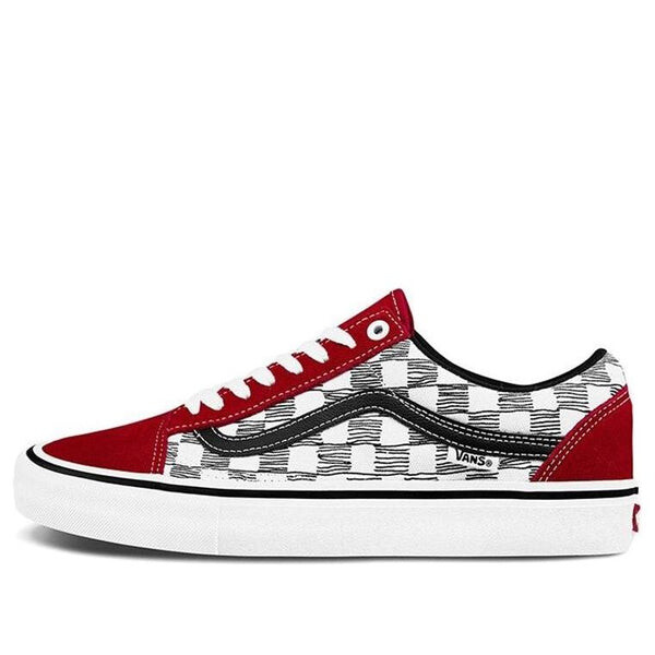 

Кроссовки old skool red/black/white Vans, красный