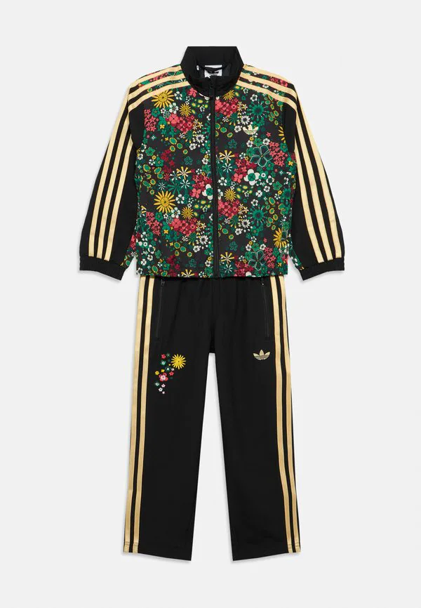 Liberty london тканый спортивный костюм Adidas Originals, Black — фото 3