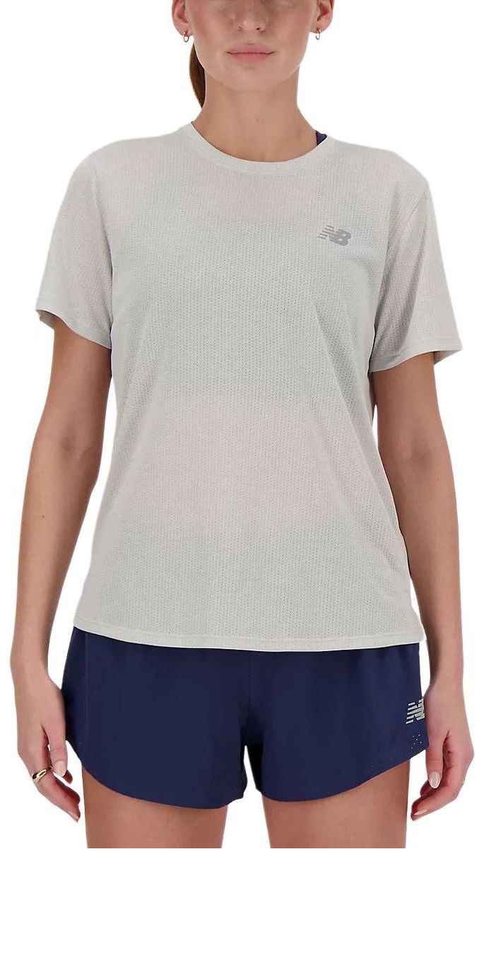 

Футболка (WMNS) New Balance Athletics T-Shirt 'Ash Heather', серый