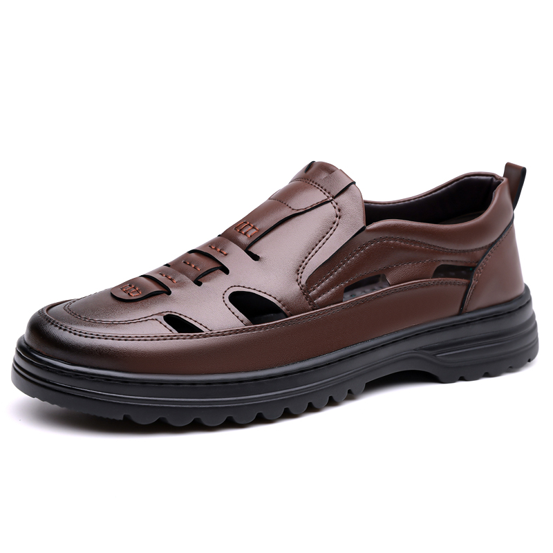 

POPULAR ROUSE PR Мужские повседневные лоу-топсы с вырезами коричневые, цвет Brown Cut-Out