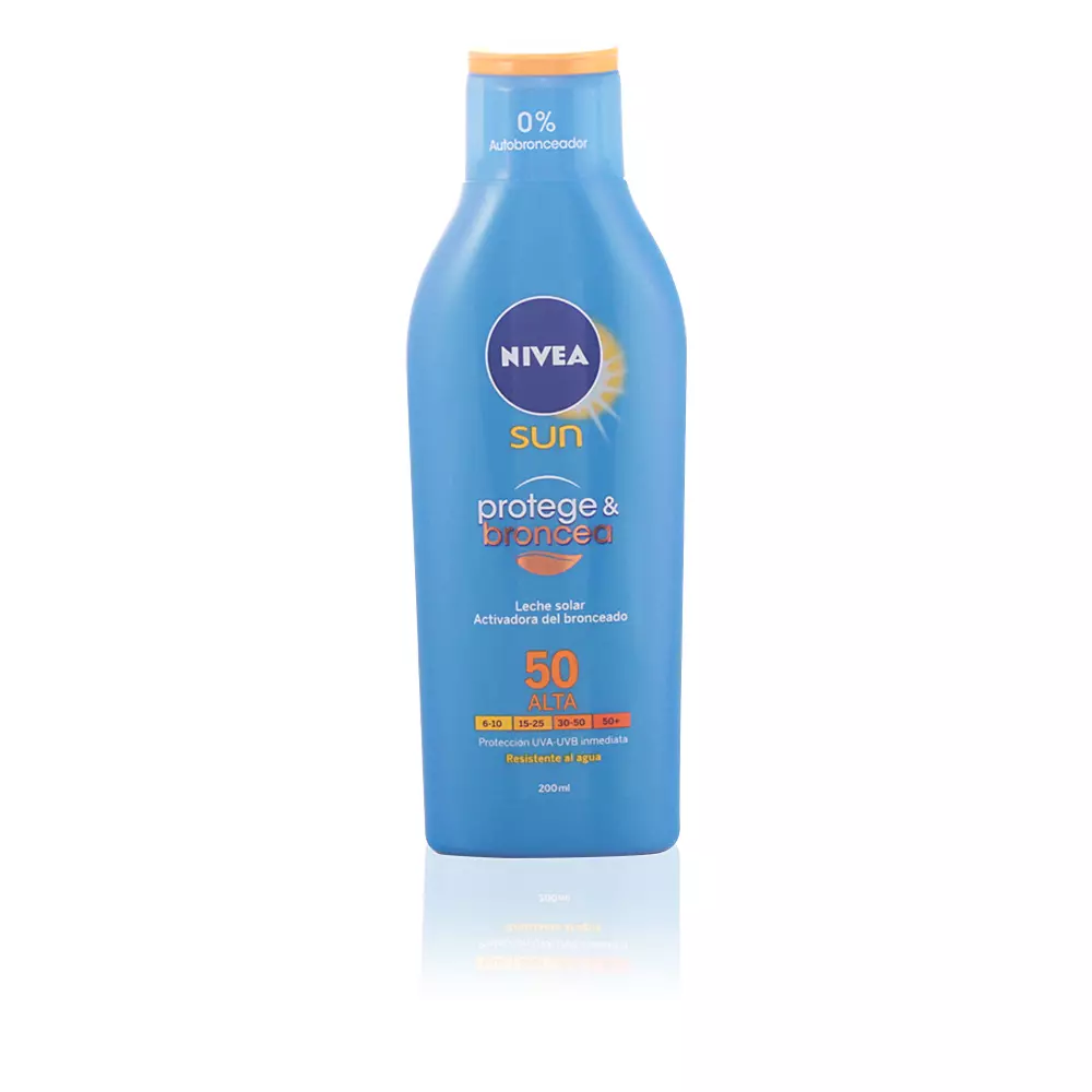 

Солнцезащитный крем Sun Protege & Broncea Leche Spf50 Nivea, 200 мл