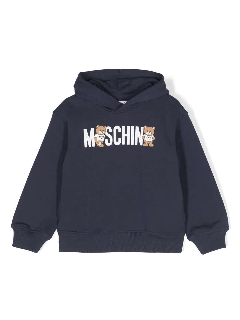 

Худи с принтом Teddy Bear Moschino Kids, синий