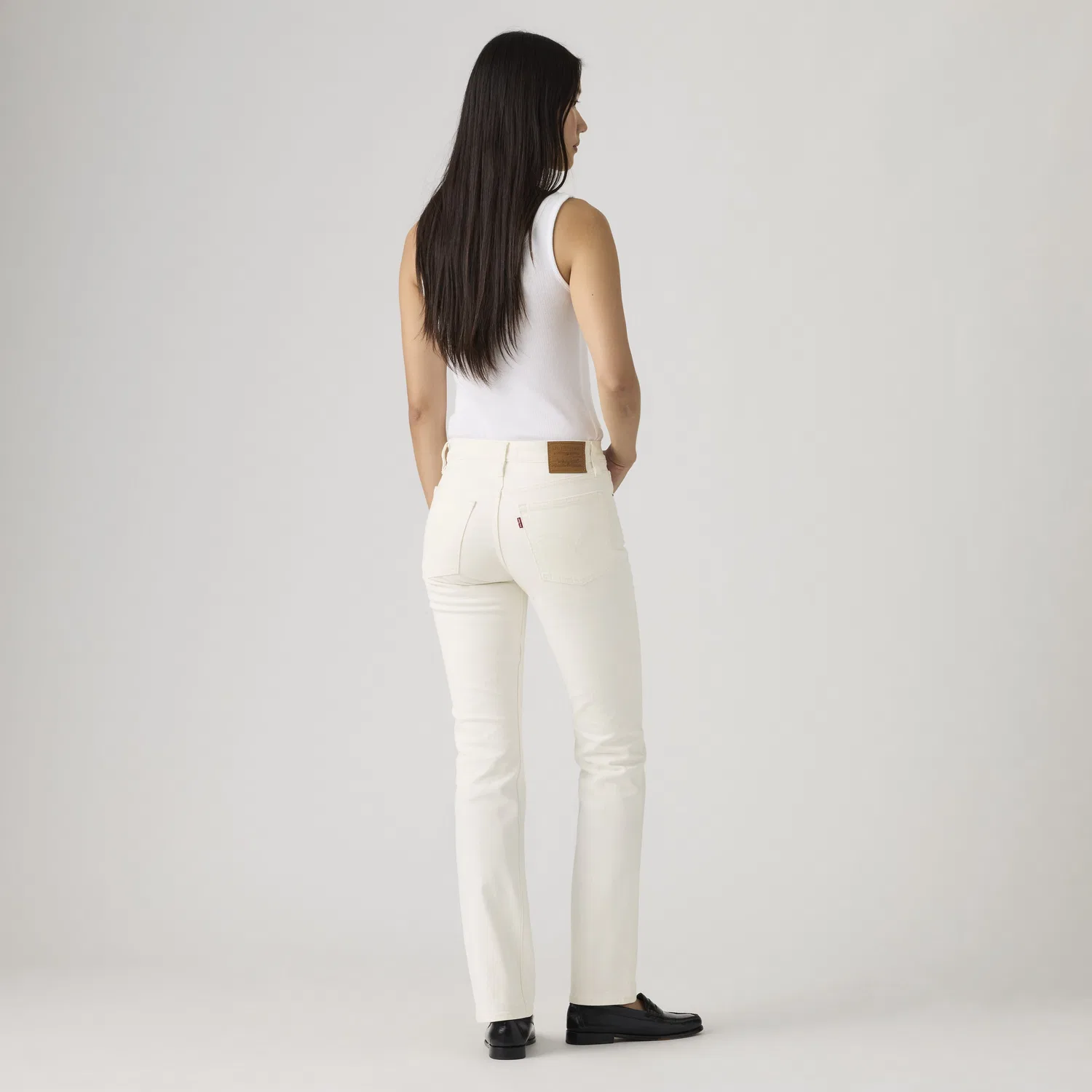 Женские джинсы Wedgie Slim Fit Levi's, White — фото 3
