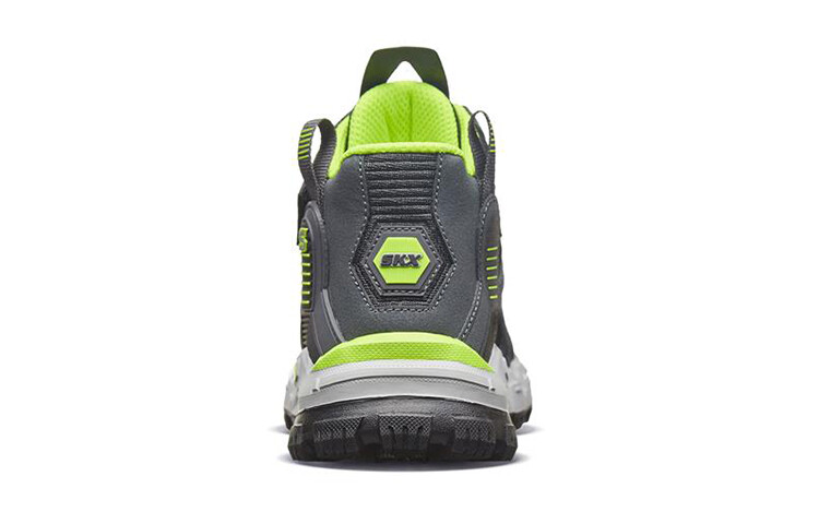 Кроссовки Skechers Kids Lifestyle Shoes GS High-top Grey/Green — фото 4