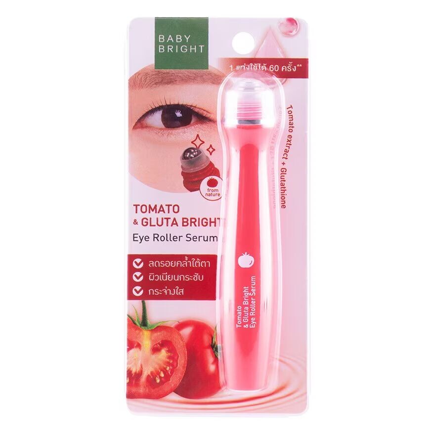 

Baby Bright Сыворотка-роллер для глаз Tomato Gluta Bright 15 мл, Red