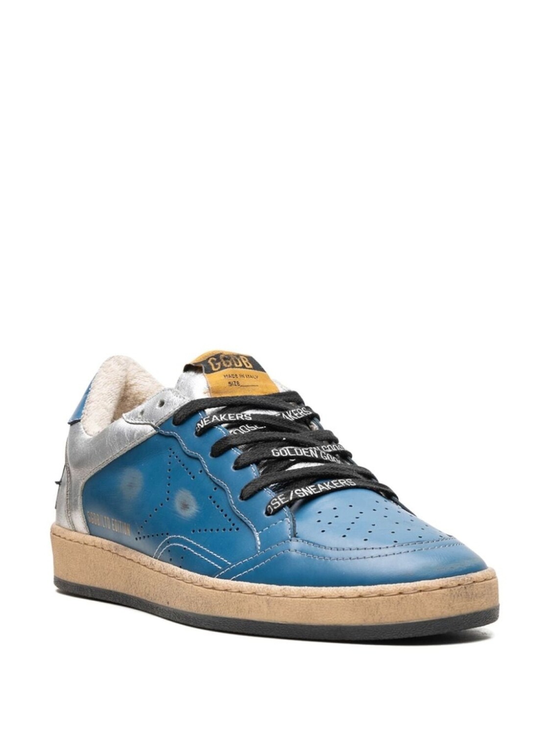 Golden Goose кроссовки Ball Star "Blue/Ivory", синий — фото 2