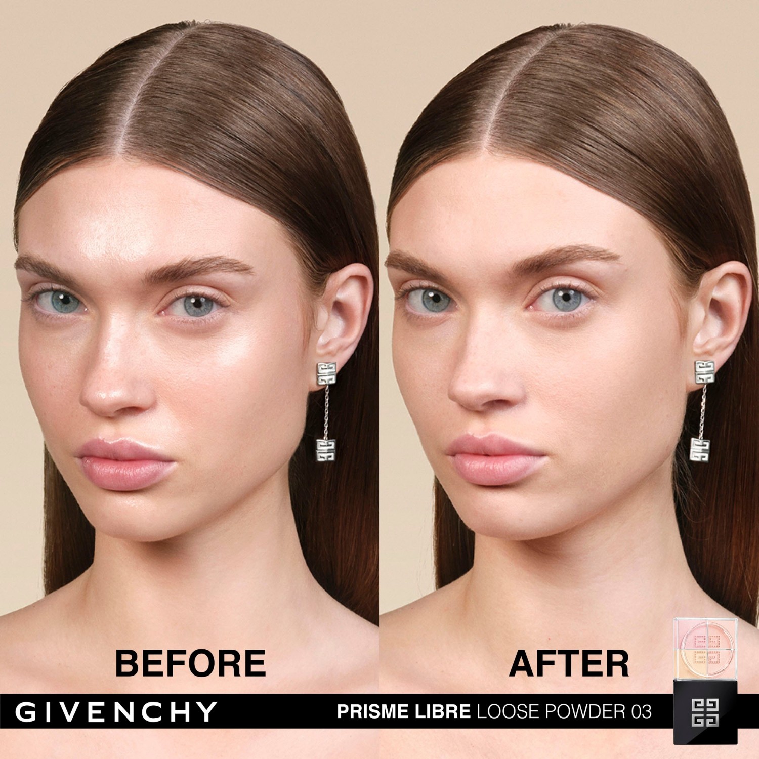 Пудра для лица prisme libre 4-color loose powder Givenchy, n03, вес 10 гр. — фото 2
