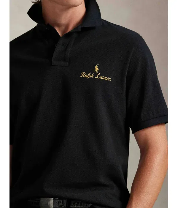 Полюс classic fit Polo Ralph Lauren, черный — фото 4