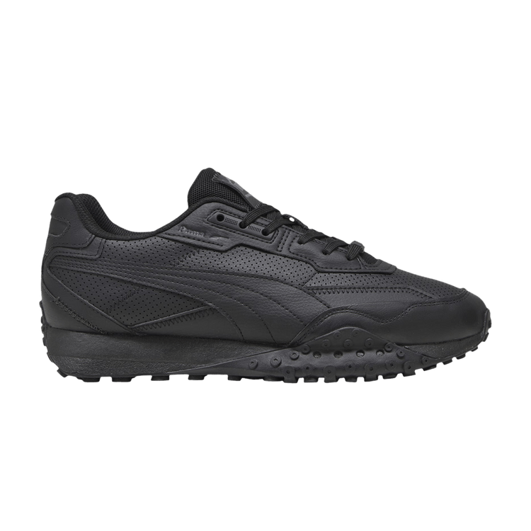 

Кроссовки Blacktop Rider Leather 'Black', черный