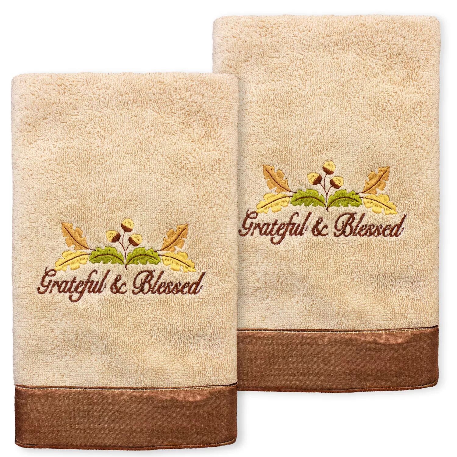 

Linum Home Textiles, комплект из 2 полотенец для рук с благословенной вышивкой