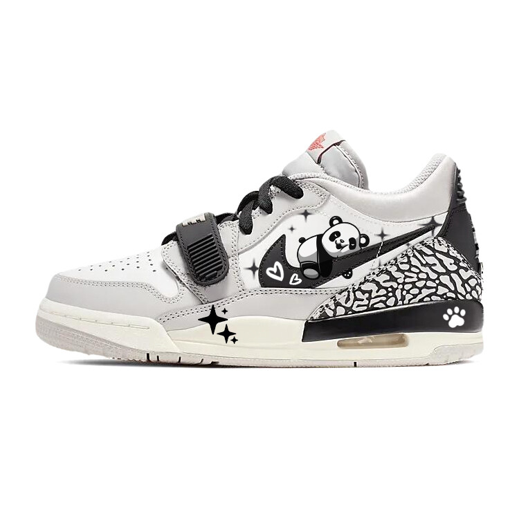 Кроссовки Jordan Legacy 312 Vintage Basketball Shoes Men Low-top Grey/white, белый/серый