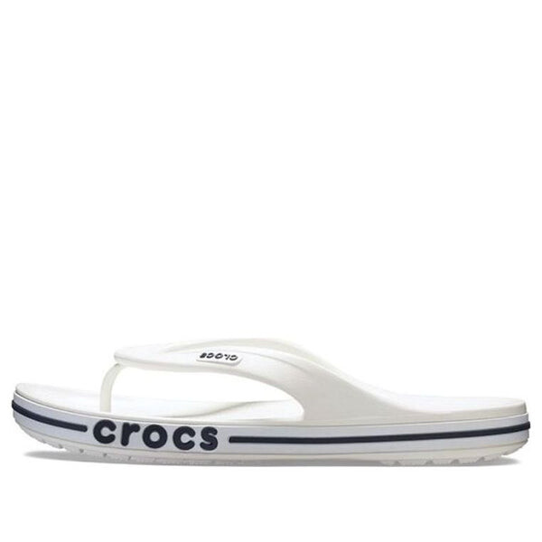 

Тапочки bayaband white blue flip-flops 'white blue' Crocs, белый