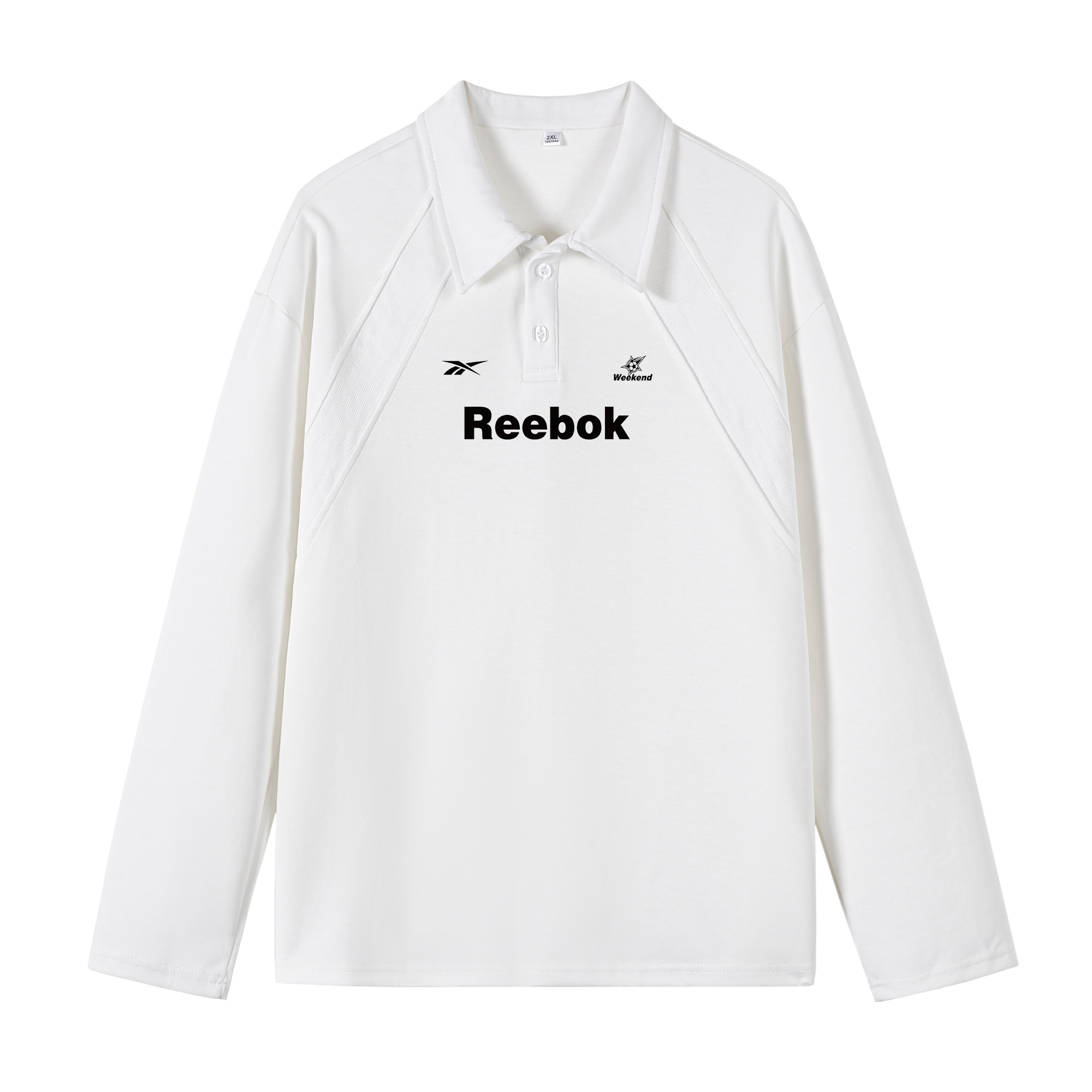 

Футболки унисекс с воротником-поло средней плотности Reebok, белый