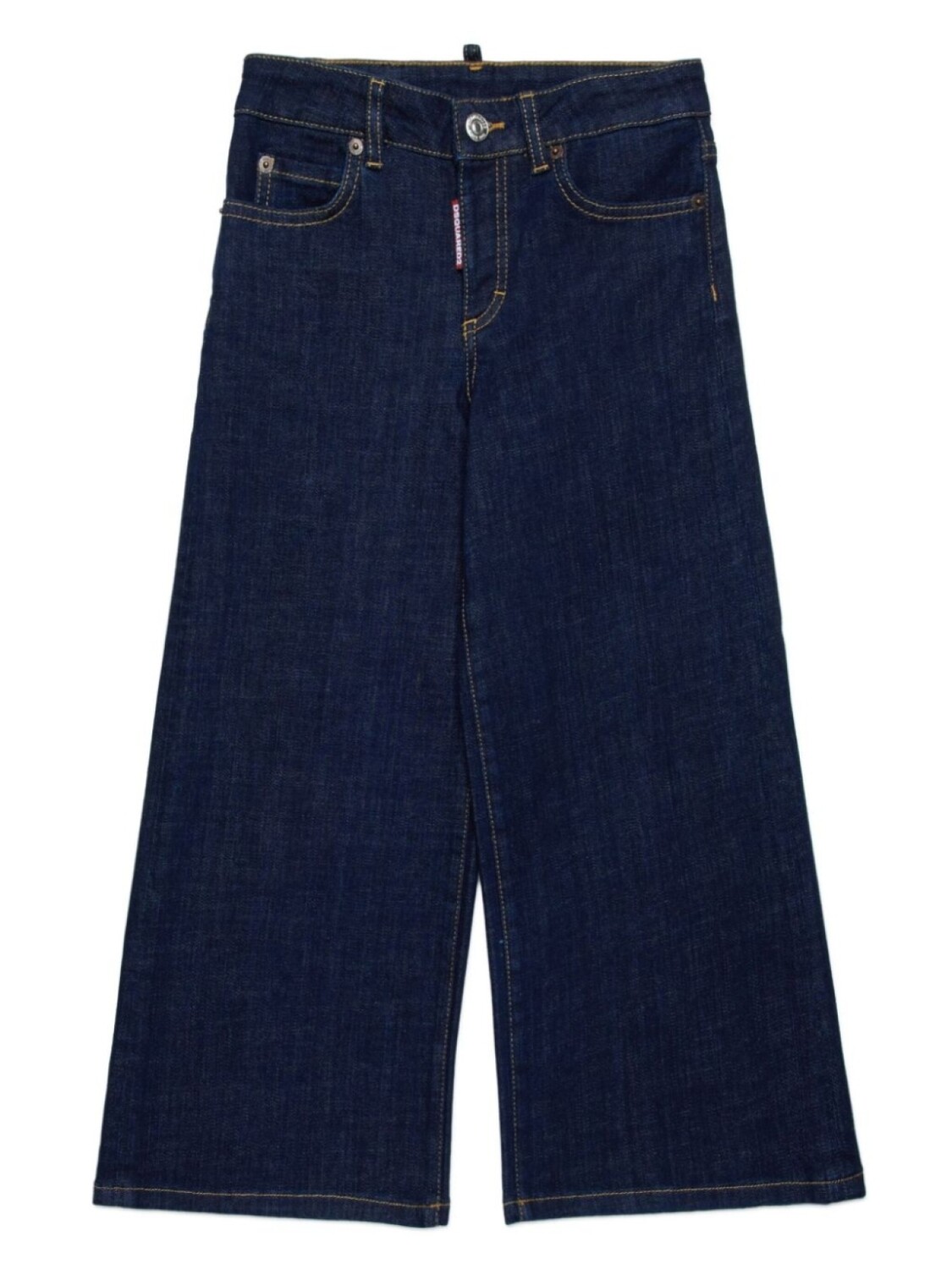 

DSQUARED2 KIDS прямые джинсы средней посадки, синий