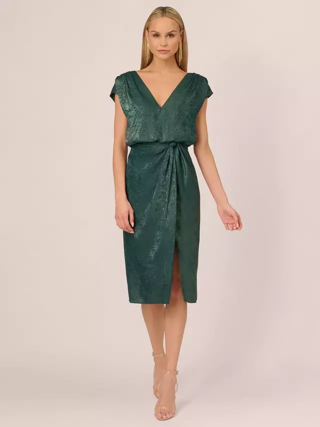 

Платье Adrianna Papell Adrianna by Adrianna Papell Foil Woven