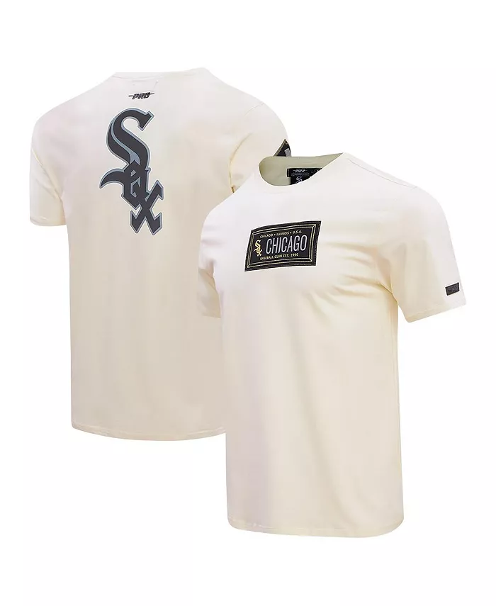 

Мужская футболка Chicago White Sox Club Member Badge кремового цвета Pro Standard