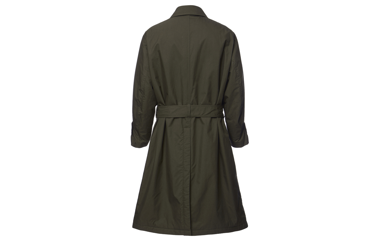 FW23 U Series Тренч Unisex Темно-оливковый UNIQLO — фото 3