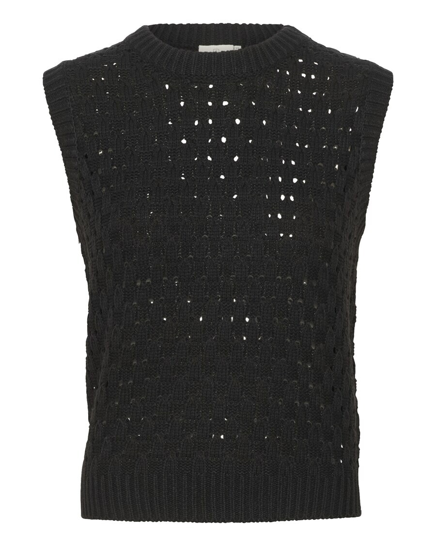 

Тонкий вязаный свитер Kaffe Sweater Silja, черный
