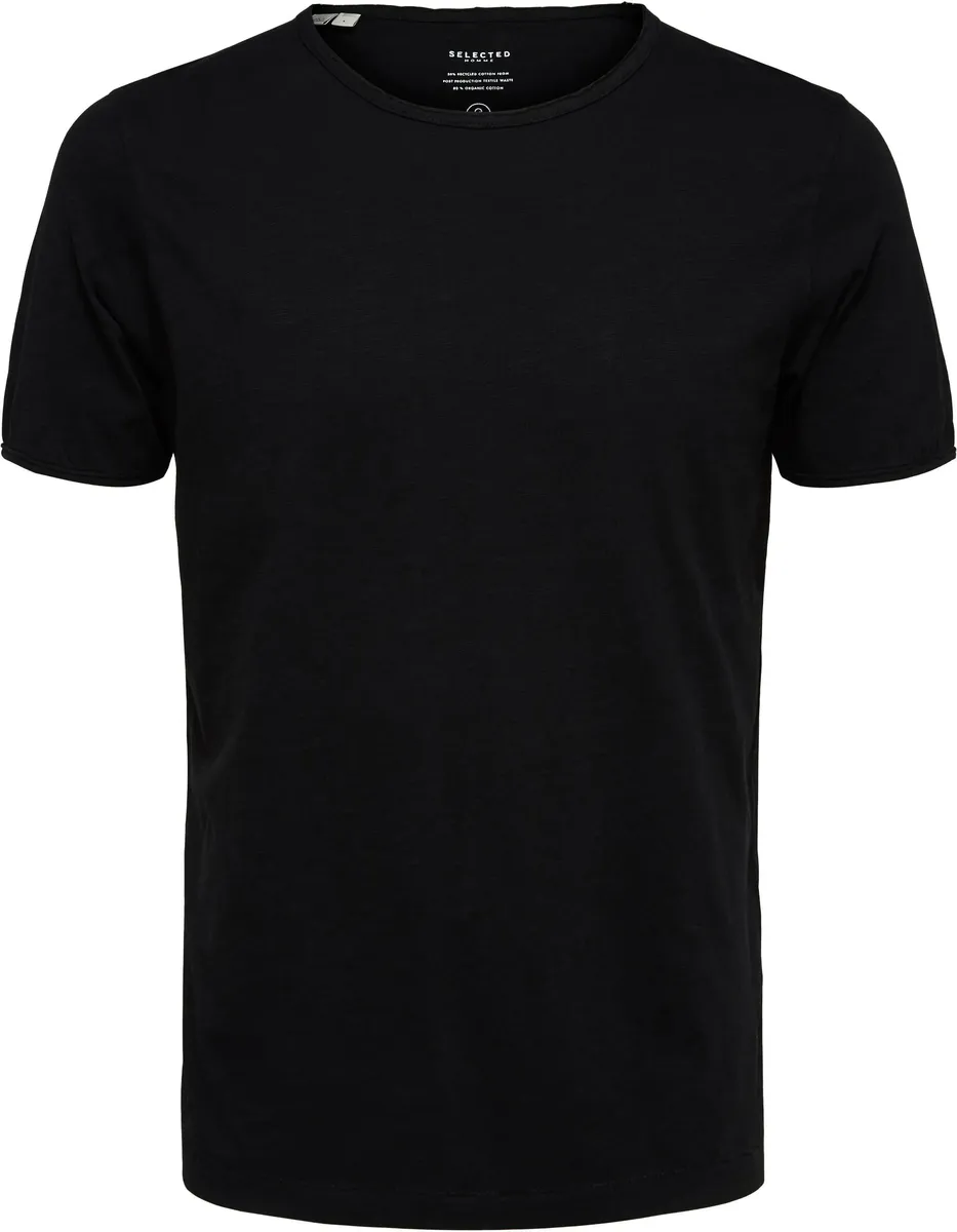 

ФУТБОЛКА SELECTED HOMME "MORGAN O-NECK TEE", черный