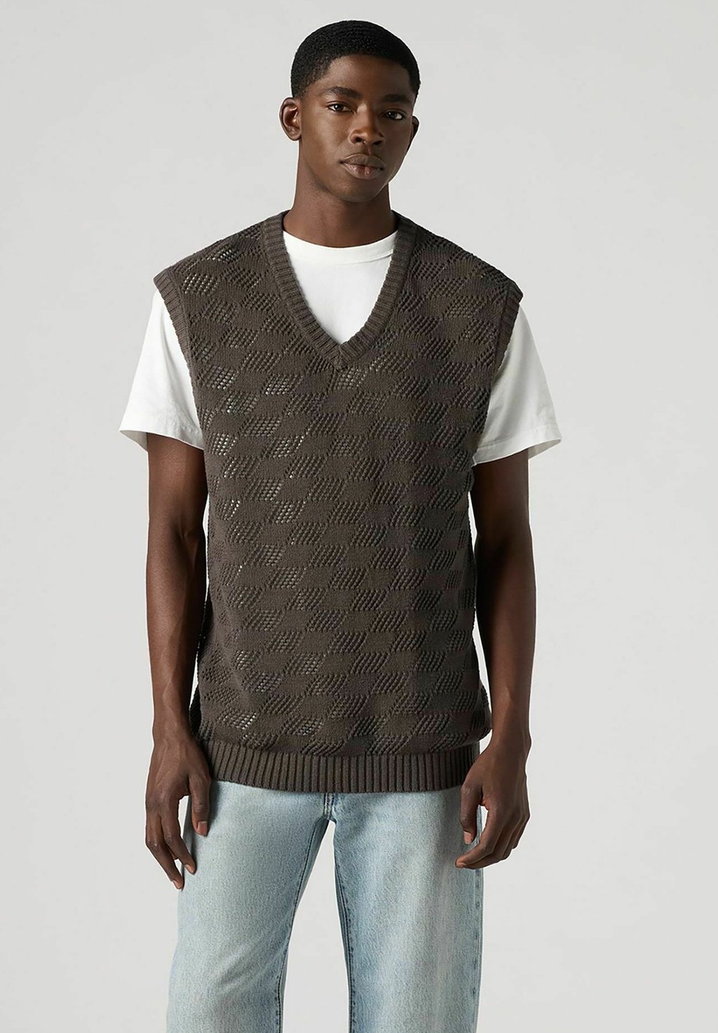 

Джемпер SKYLINE SWEATER VEST Levi's, темно-коричневый