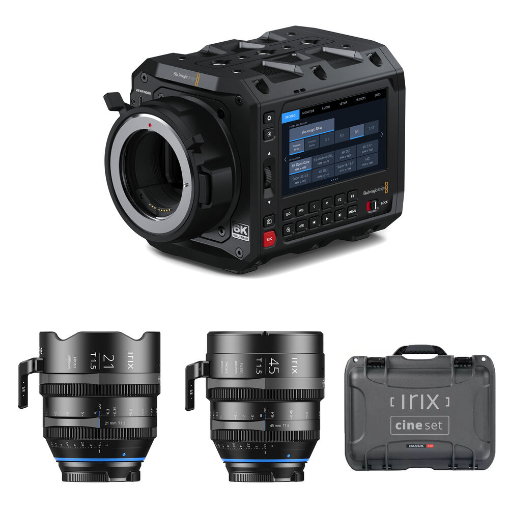 

Blackmagic Design PYXIS 6K Cinema Camera с комплектом объективов 21 и 45 мм (Canon EF)