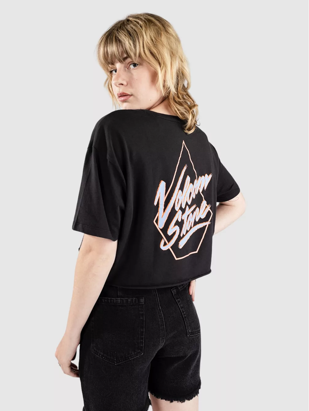 

Просто отделочная футболка Volcom, черный