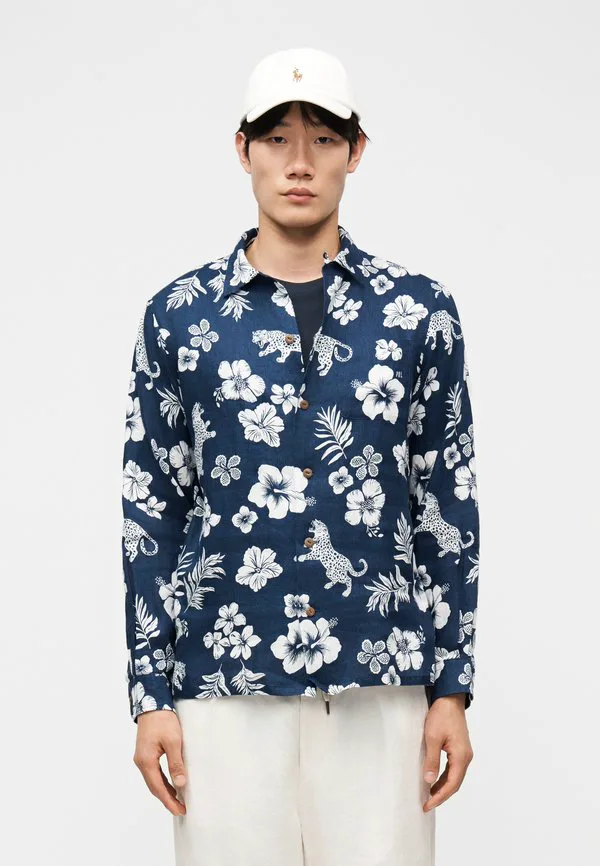 Тканая спортивная рубашка Polo Ralph Lauren, Blue