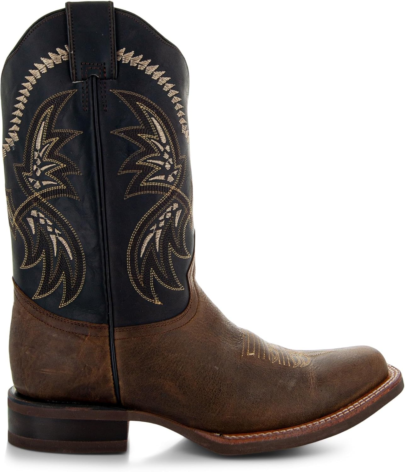 Мужские ковбойские сапоги Soto с квадратным носком H4002 Soto Boots, Tan — фото 3