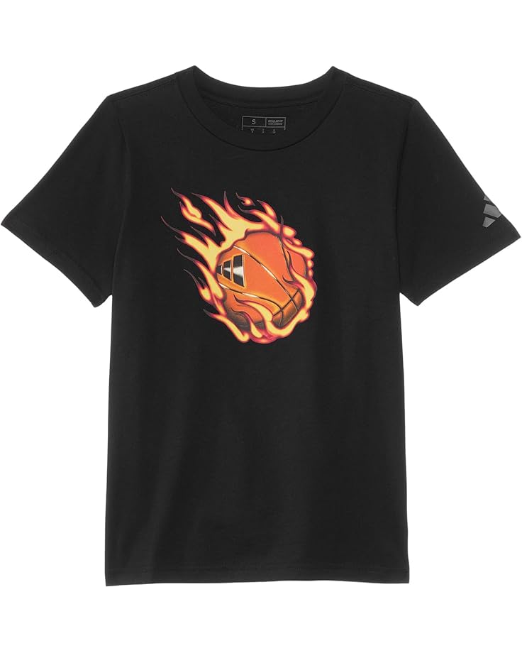 

Футболка adidas Kids Basketball Heat Tee, цвет Adi Black