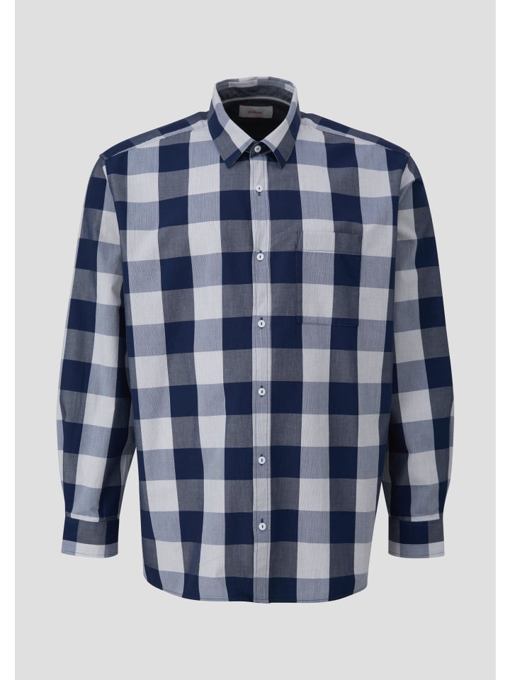 

Рубашка цвета 56N1_ocean blue s.Oliver