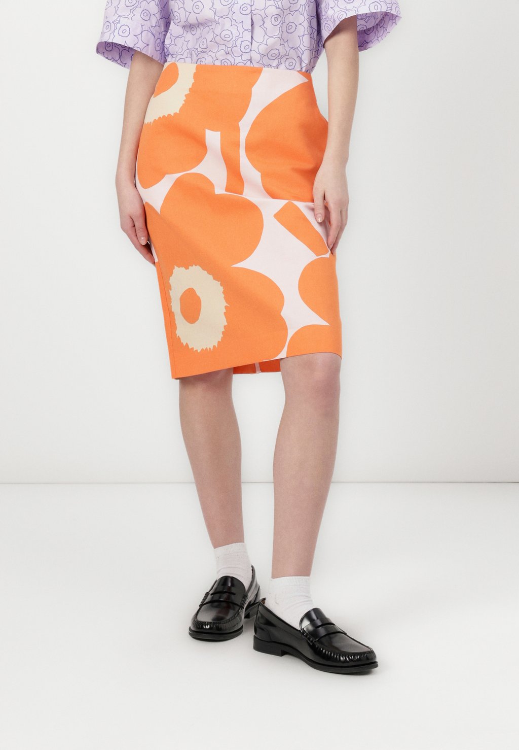

Юбка-карандаш AINOA UNIKKO Marimekko, оранжевый