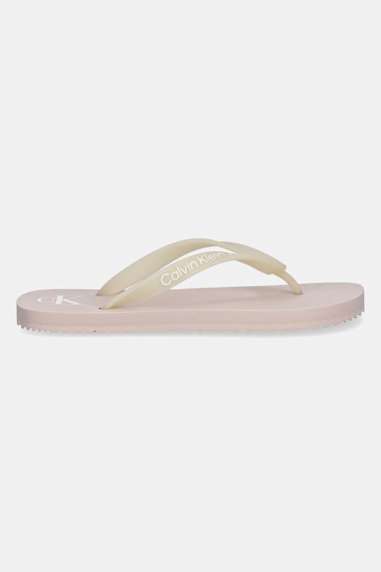 Пляжные шлепанцы BEACH SANDAL TRANSPARENT TPU Calvin Klein Jeans, бежевый — фото 2