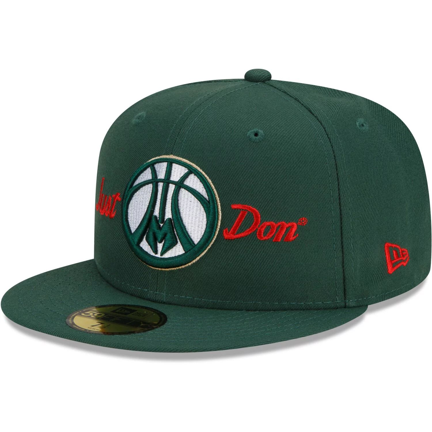 

Мужская приталенная шляпа New Era x Just Don Hunter Green Milwaukee Bucks 59FIFTY