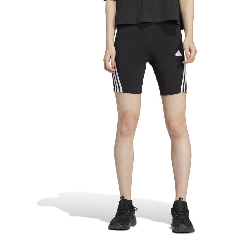 Строгие значки будущего, короткие три полоски Adidas, черный — фото 4