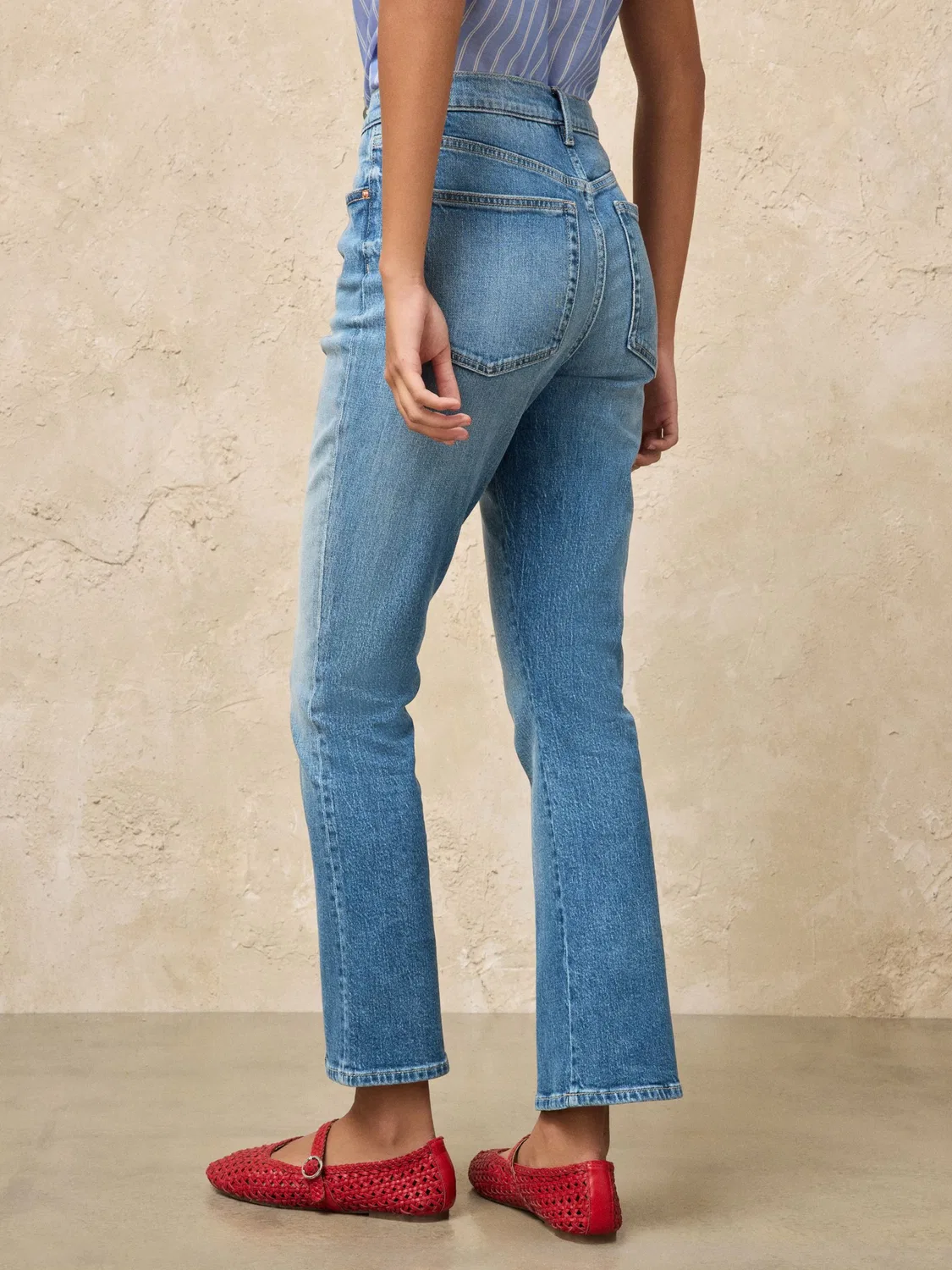 Джинсы-клеш Next, Blue Denim — фото 3