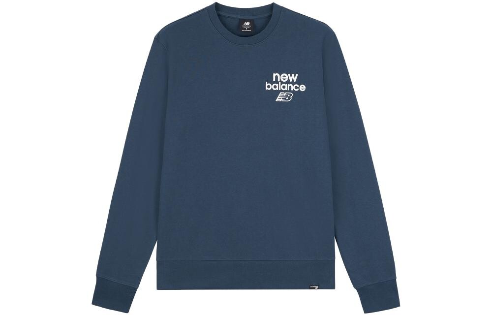 

Толстовка мужская темно-синяя New Balance, синий