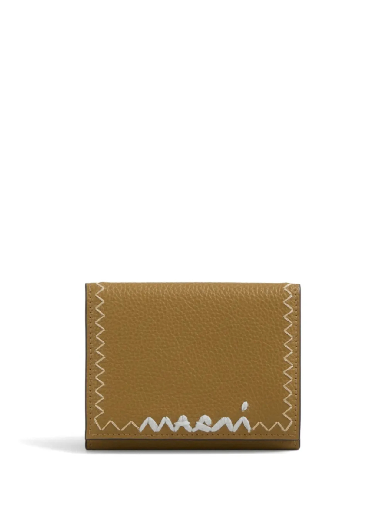 

Кошелек с вышитым логотипом Marni, зеленый