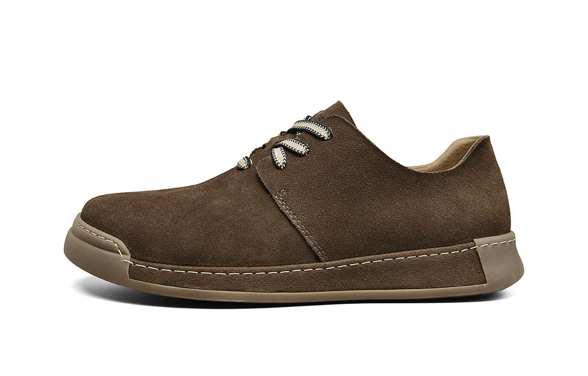 

HLA Мужские повседневные туфли мужские низкие красные коричневые, цвет Red Brown