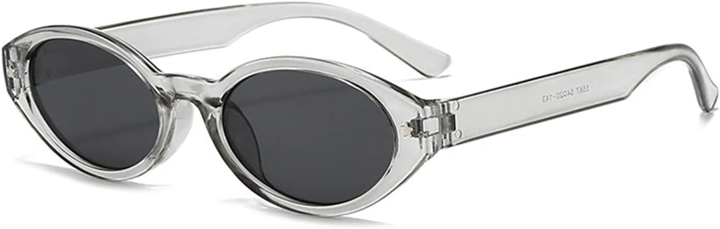 

Солнцезащитные очки Willochra в стиле ретро, ​​овальные, для женщин и мужчин, винтажные, 90-х, маленькие, «кошачий глаз», с заклепками, черные, UV400, C13