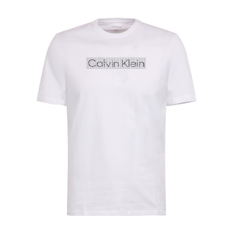 

Футболка с круглым вырезом и коротким рукавом мужская Calvin Klein, белый