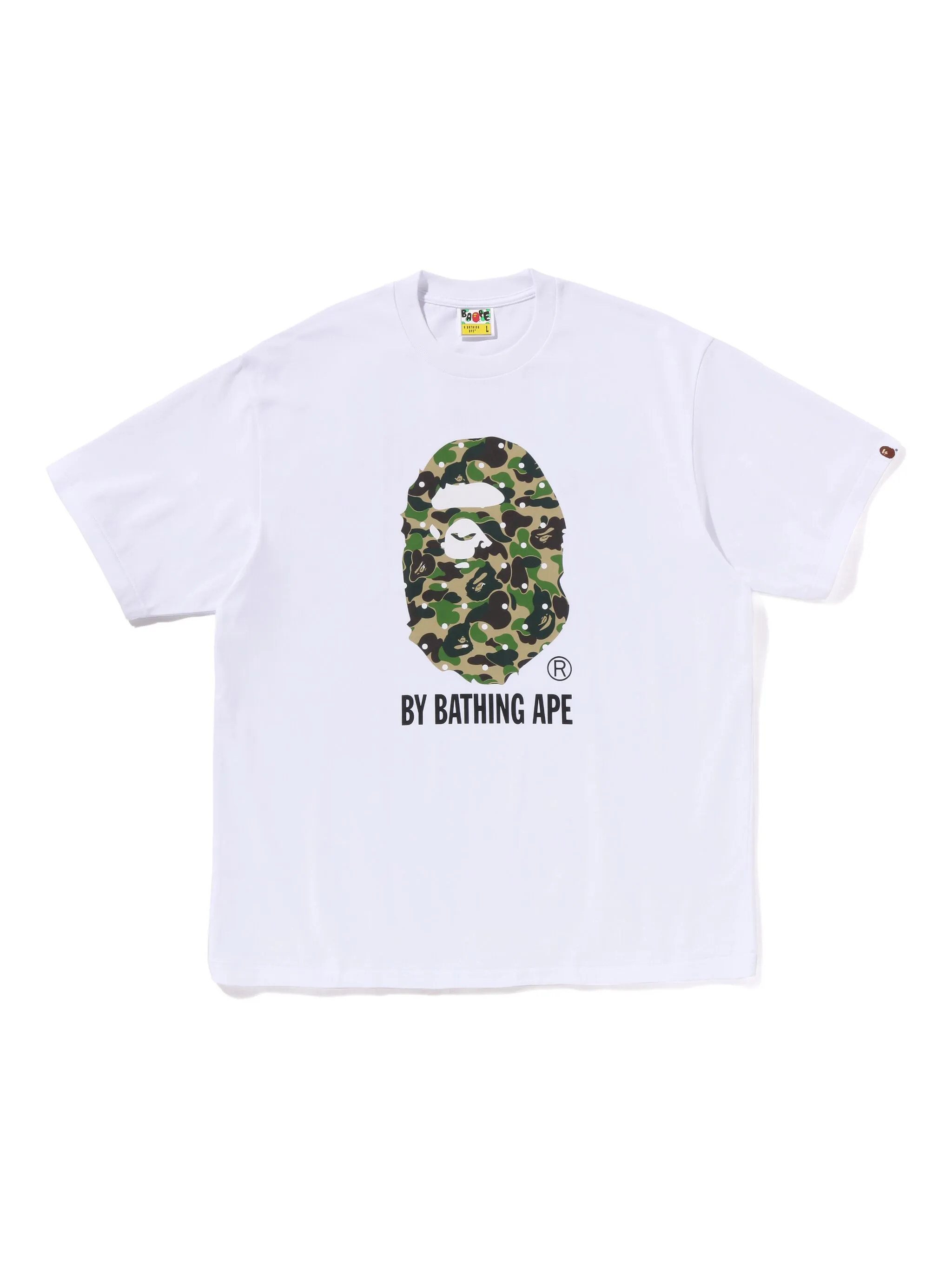 

Футболка с камуфляжным принтом A Bathing Ape, белый