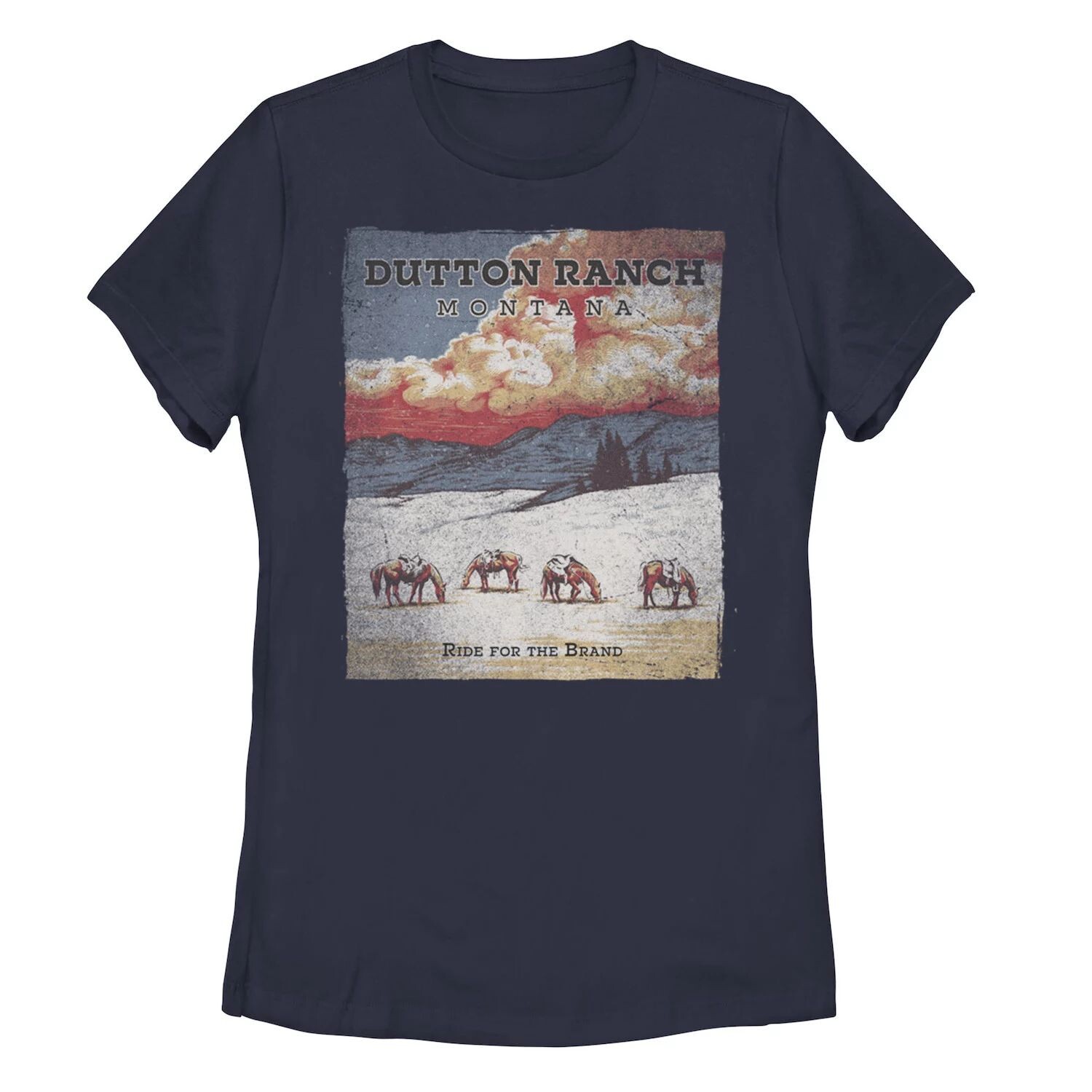 

Футболка с плакатом «Защита семьи» для юниоров «Йеллоустон Даттон Ранчо Монтана» Licensed Character