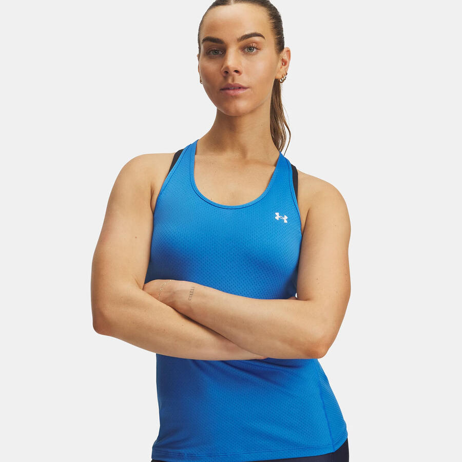 

UNDER ARMOUR Женская спортивная майка Ua HeatgearВ Armor Racer Blue Atlantis