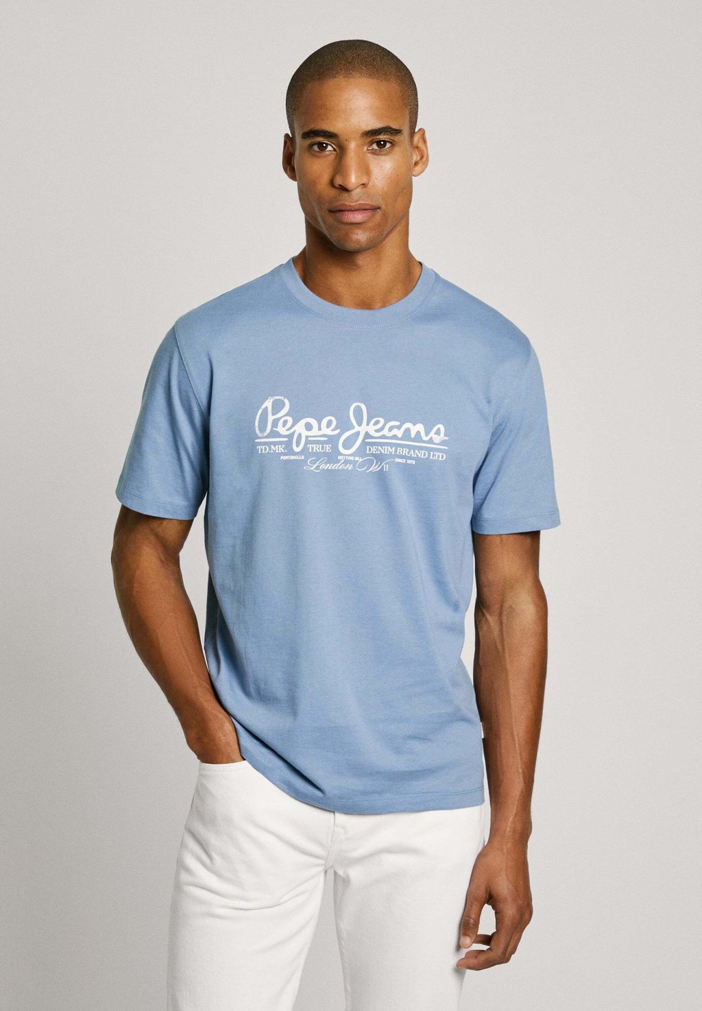 

Футболка с принтом DUMAS Pepe Jeans, синий