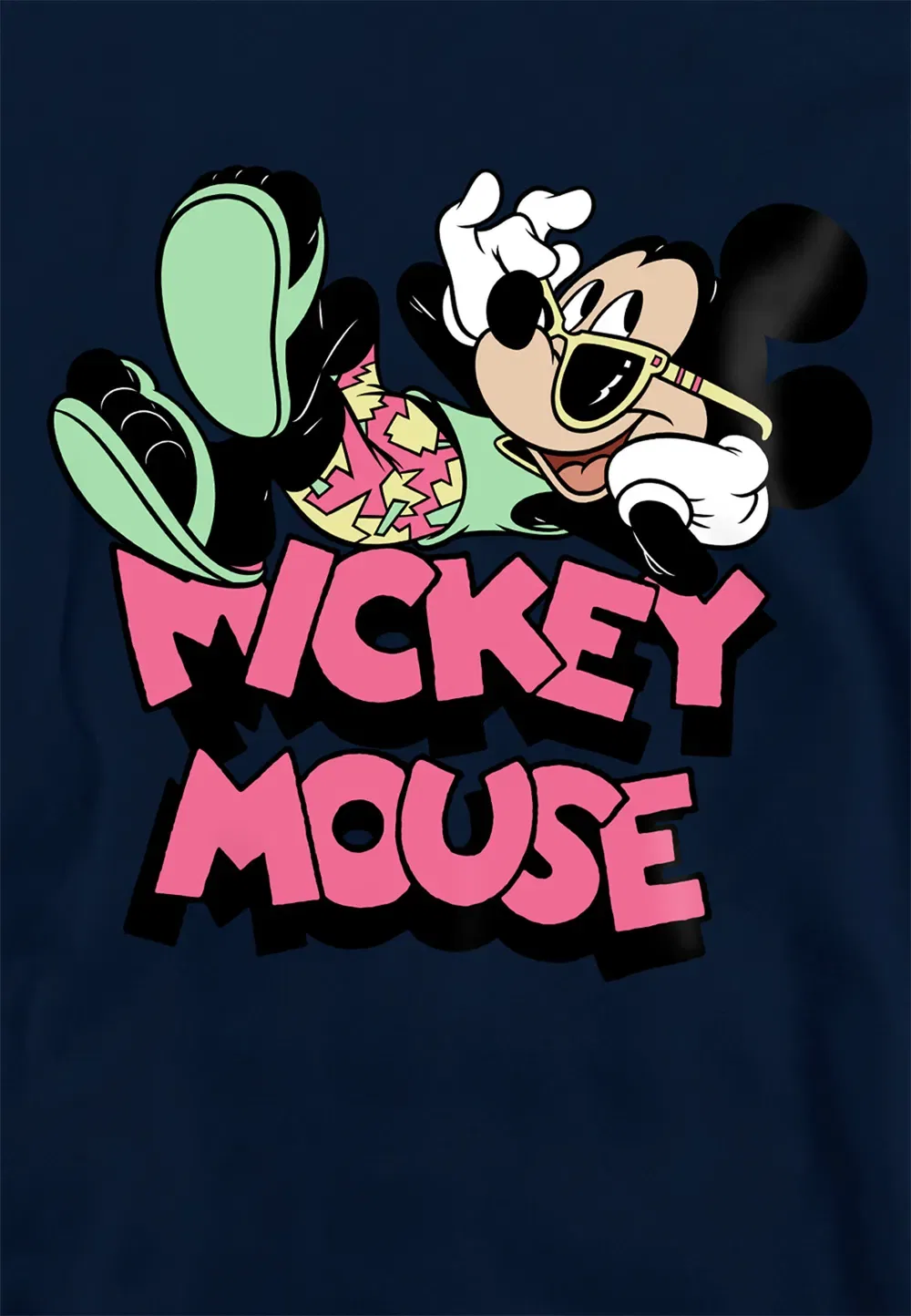 Детская толстовка Mickey Mouse Holiday, хлопок/полиэстер, Disney, темно-синий — фото 2