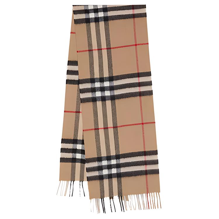 

Классический кашемировый шарф в клетку Burberry
